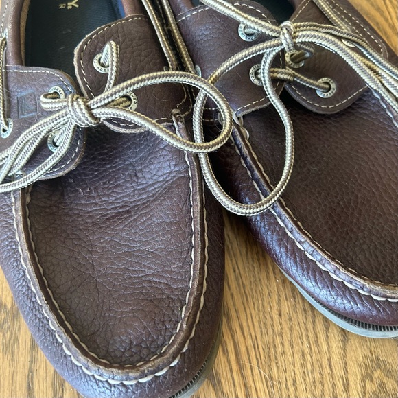 Men’s Sperry Brown Topsider Boat Shoes Size 10.5 - Picture 4 of 5